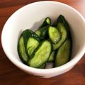 ちゃちゃふく's cooksnap of when they made 簡単切って漬けるだけ！胡瓜のワサビ漬。.