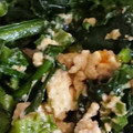 れそそ's cooksnap of when they made ほうれん草と鶏挽き肉の卵とじ.