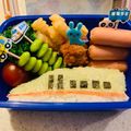 アキョウ1217's cooksnap of when they made 新幹線キャラ弁♡遠足や運動会にも♪♪.
