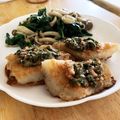 ケンタコ☆'s cooksnap of when they made 白身魚のムニエル（青じそ明太ソース）.