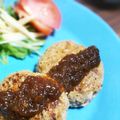yukit0411's cooksnap of when they made 秘密のミネラル補給。お豆腐入りハンバーグ.