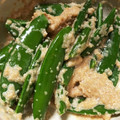 土屋はちまき's cooksnap of when they made スナップエンドウの明太マヨ和え.