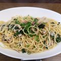 chikata's cooksnap of when they made 捨てない！アサリの酒蒸し汁で”パスタ”.