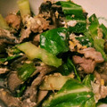 きえまま's cooksnap of when they made 簡単！節約☆豚肉と舞茸の卵炒め.