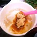choco831's cooksnap of when they made ＊ハチミツきな粉ヨーグルト♡＊.