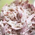 めいちママ＊'s cooksnap of when they made 簡単♪しらたきとカニカマのマヨネーズ合え.