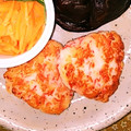 ももたももた's cooksnap of when they made 10分で♪はんぺんとカニかまの三角おやき.