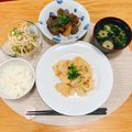 まいめる0720's cooksnap of when they made 鶏胸肉のひんやり梅みぞれ和え♪.
