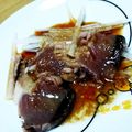 ミニマフィン's cooksnap of when they made カツオのたたき＊手作りかけダレ.