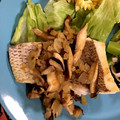 じゃぃあん's cooksnap of when they made 鯛のきのこバタームニエル.