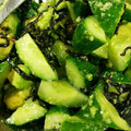しらたまダンゴ's cooksnap of when they made 簡単☆きゅうりとアボカドの塩昆布あえ.