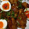 あちゃちゃむ's cooksnap of when they made 鶏肉と半熟卵の照り煮.
