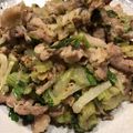 temchan's cooksnap of when they made 爽やか＊セロリと塩麹豚の粒マスタード炒め.