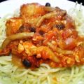 mahalo_cinema's cooksnap of when they made 里芋と鶏ひき肉のトマト煮.