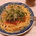 クックdaWAN☆'s cooksnap of when they made 和パスタ！いかにんじんの納豆パスタ.