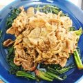 すけりょ's cooksnap of when they made ほうれん草の肉みそのせ.