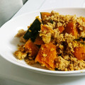☆ひなたmama☆'s cooksnap of when they made かぼちゃとひき肉のそぼろ煮.