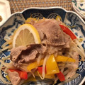烏龍茶梅's cooksnap of when they made 豚肉ともやしのレモン胡椒炒め.
