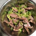 とゆたん's cooksnap of when they made コリコリ砂肝の柚子胡椒和え♪おつまみに♪.