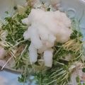 ひぃちゃんひー's cooksnap of when they made 豚しゃぶのおろしポン酢パスタ.