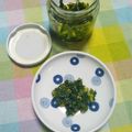 八百屋お鉢's cooksnap of when they made 簡単☆らっきょうの葉の醤油漬け♪♪.