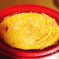 halcafee's cooksnap of when they made カット野菜とお豆腐★レンジでキッシュ.