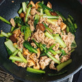 えみりんたん's cooksnap of when they made 豚バラと小松菜ときのこの中華炒め.