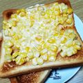 ミニマフィン's cooksnap of when they made トースト！コーンマヨネーズパン.