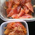Candy°'s cooksnap of when they made 旬！マグロの刺身&新玉ねぎ韓国風.