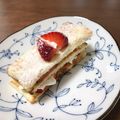 クックAROOL4☆'s cooksnap of when they made 食パンで簡単おやつ❀　苺ミルフィーユ♡.