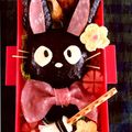 mother＊s's cooksnap of when they made 魔女の宅急便★ジジ★キャラ弁.
