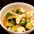 なむい's cooksnap of when they made 叩きキュウリと豆腐のユッケだれ✿.