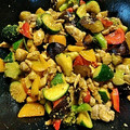 クックSOIOYZ☆'s cooksnap of when they made お弁当に♡かぼちゃとパプリカのカレー炒め.