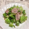 ぽぽきゅ's cooksnap of when they made 春の味♡祝蕾(しゅくらい)ベーコンソテー.