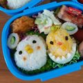 みつにゃんこ's cooksnap of when they made キャラ弁簡単おにぎり運動会可愛いキャラ弁.