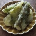 とんこっつ's cooksnap of when they made サクほくっ♪生たけのこの香り天ぷら.