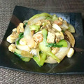 あず7225's cooksnap of when they made 青梗菜と油揚げの炒め物.