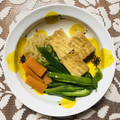 チェックのミニくま's cooksnap of when they made 厚揚げと蒟蒻・ピーマンの煮物♪.