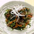 フジぽん's cooksnap of when they made ☆豚肉とおかひじきのガリバタ炒め☆.