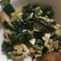 ちゃおっこ☆'s cooksnap of when they made ニラの卵とじ.