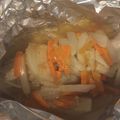 ちゃおっこ☆'s cooksnap of when they made 鱈のホイル焼き.
