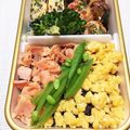 フジぽん's cooksnap of when they made さやえんどうを可愛く切ってお弁当に.