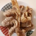 ☆れんこん☆'s cooksnap of when they made パリパリ鶏皮 鶏皮好きオススメ.