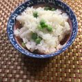 HM0335TMGO's cooksnap of when they made グリーンピースご飯　.