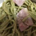 ma___111's cooksnap of when they made 茶そばでペペロンチーノ.