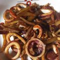 はらさわひでゆき's cooksnap of when they made 簡単☆イカとじゃが芋炒め：レオン亭.