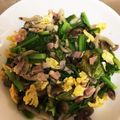 みりん調味料's cooksnap of when they made ロメインレタスとベーコン卵のバター炒め.