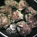 まるこっころ's cooksnap of when they made アレルギー対応ピーマンの肉詰め（卵なし）.