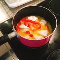 hominyan's cooksnap of when they made カマンベールチーズのアヒージョ.