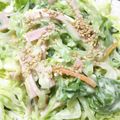 ユーロン's cooksnap of when they made ゴマ香るチーズ入りサラダ♫.